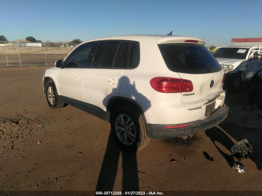 2014 VOLKSWAGEN TIGUAN S - WVGAV3AXXEW526817