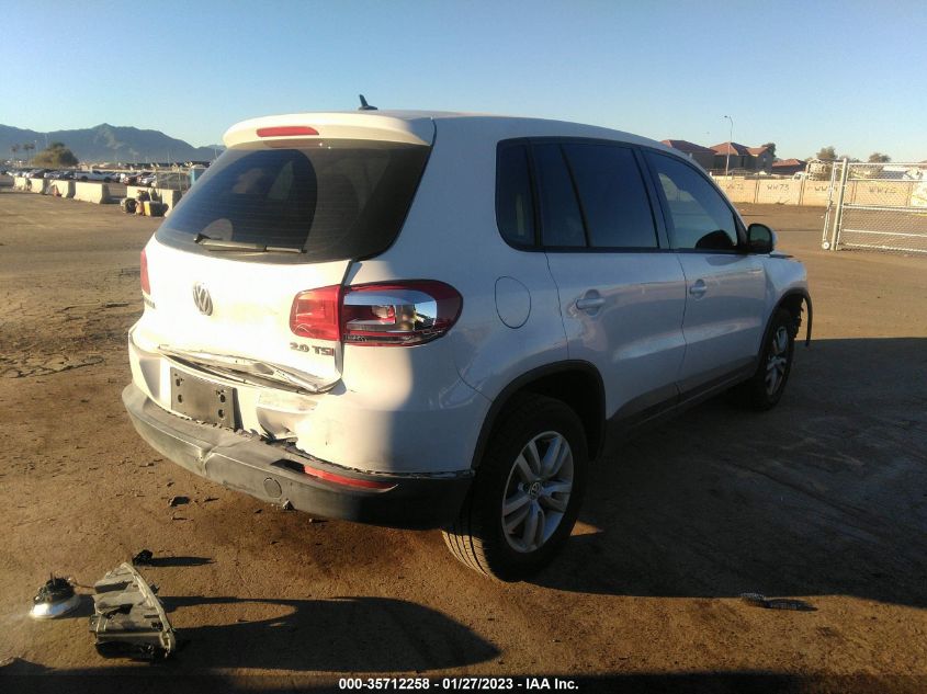 2014 VOLKSWAGEN TIGUAN S - WVGAV3AXXEW526817