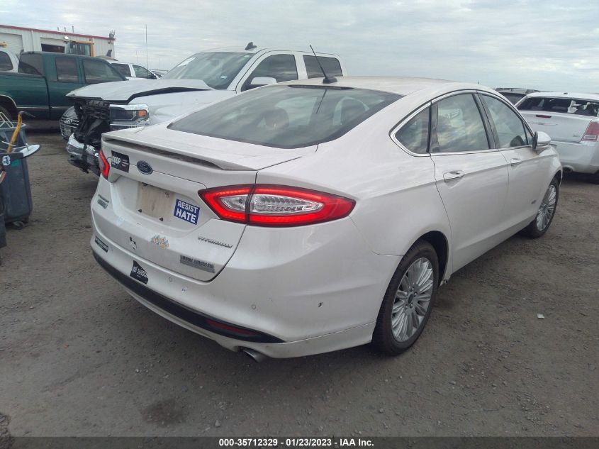 2014 FORD FUSION ENERGI TITANIUM 3FA6P0SU5ER101375