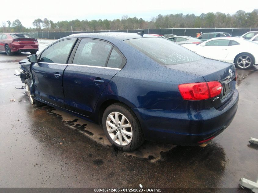 2013 VOLKSWAGEN JETTA SEDAN SE W/CONVENIENCE/SUNROOF 3VWDX7AJ0DM254451