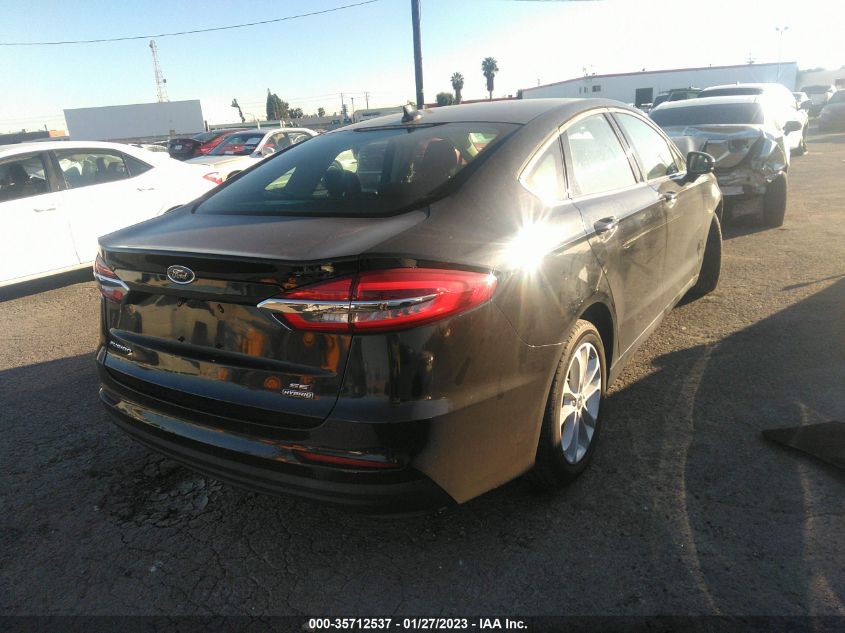 2020 FORD FUSION HYBRID SE - 3FA6P0LU6LR171074