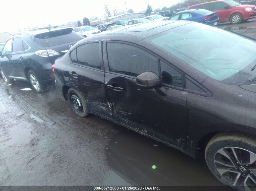 2013 HONDA CIVIC SDN EX 19XFB2F86DE031425