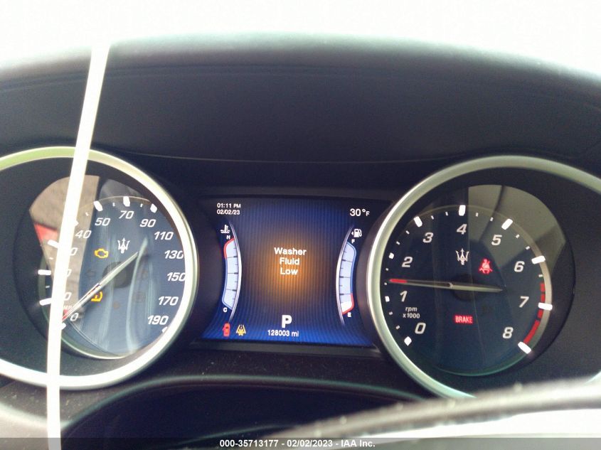 2014 MASERATI GHIBLI S Q4 ZAM57RTA1E1081372