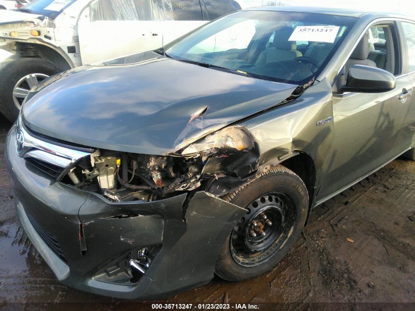 2013 TOYOTA CAMRY HYBRID LE/XLE 4T1BD1FK3DU091805