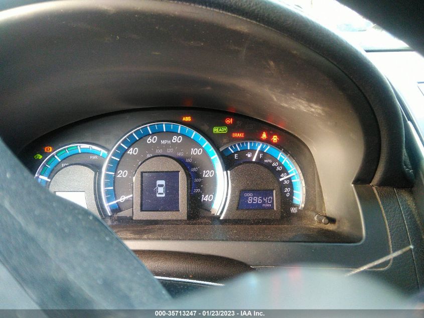 2013 TOYOTA CAMRY HYBRID LE/XLE 4T1BD1FK3DU091805