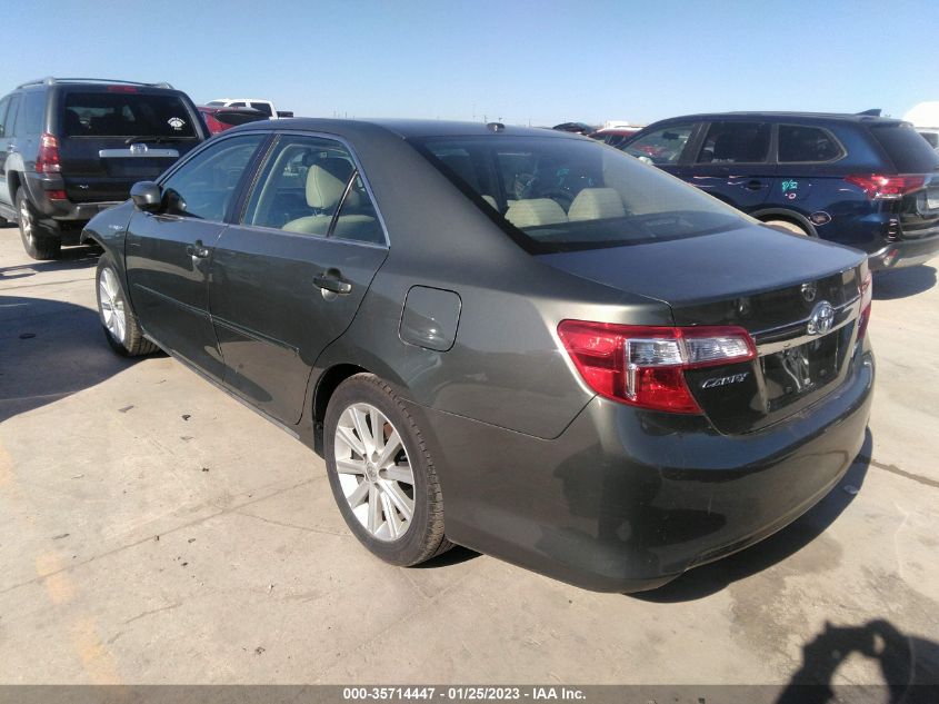2013 TOYOTA CAMRY HYBRID LE/XLE 4T1BD1FK6DU065960