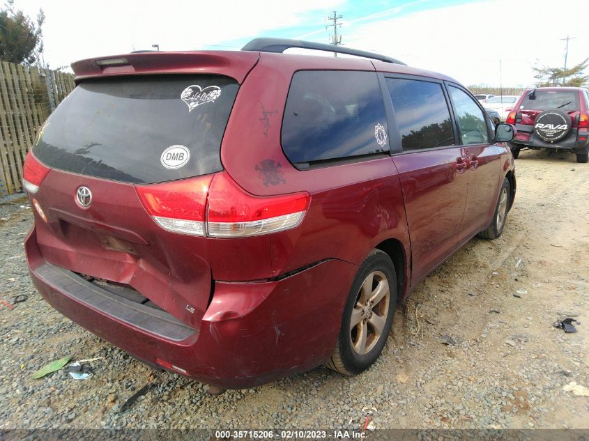 2013 TOYOTA SIENNA LE - 5TDKK3DCXDS300334