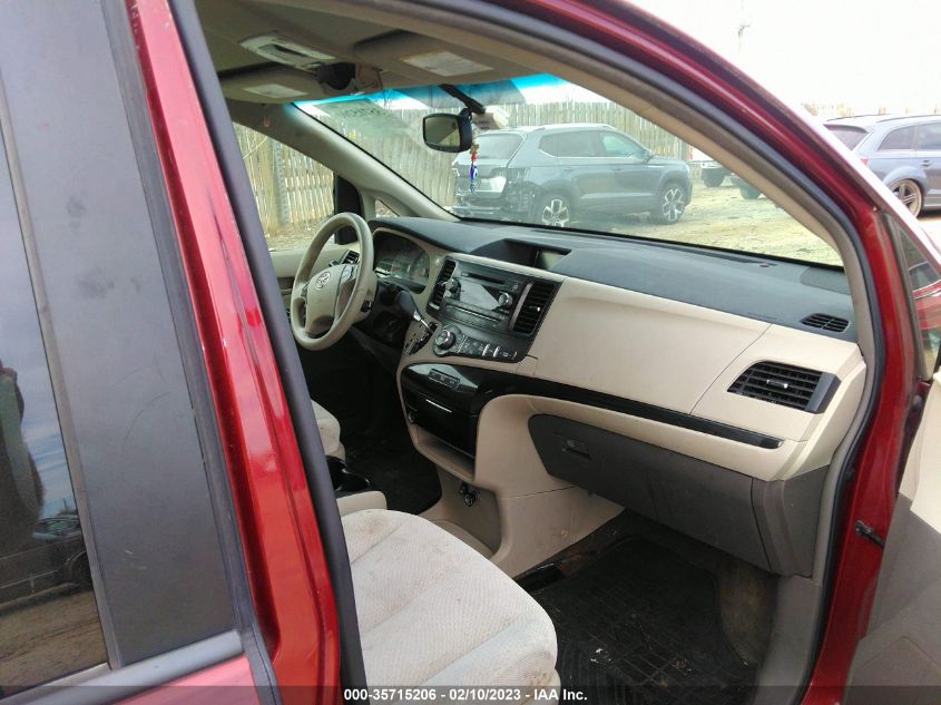 2013 TOYOTA SIENNA LE - 5TDKK3DCXDS300334