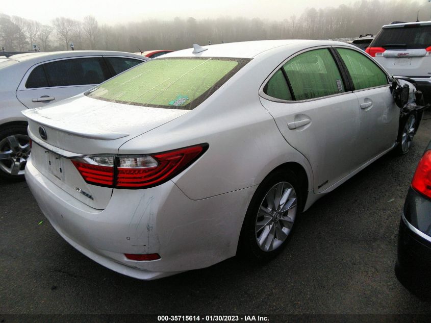 2014 LEXUS ES 300H HYBRID JTHBW1GG1E2058029