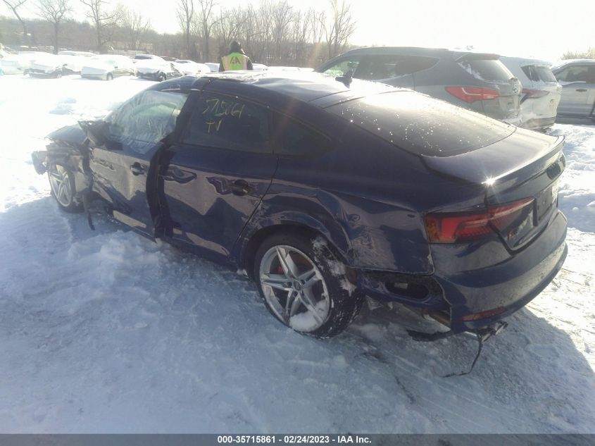 2018 AUDI S5 SPORTBACK PRESTIGE WAUC4DF57JA057932