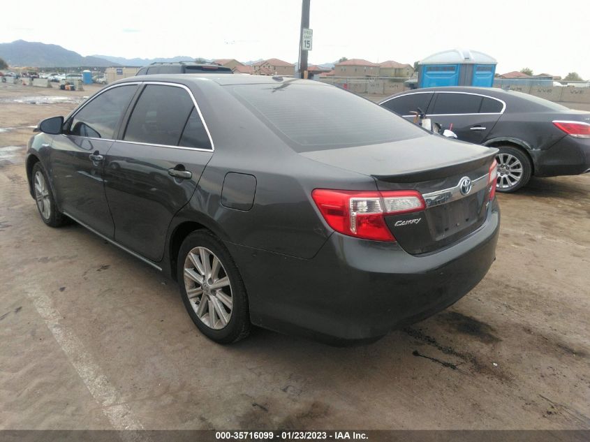 2013 TOYOTA CAMRY HYBRID XLE 4T1BD1FK8DU071615
