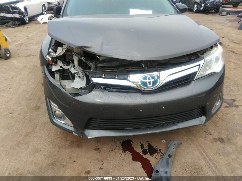 2013 TOYOTA CAMRY HYBRID XLE 4T1BD1FK8DU071615
