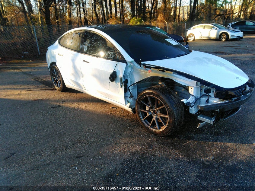 VIN 5YJ3E1EB5MF029502 2021 TESLA MODEL 3 LONG RANGE