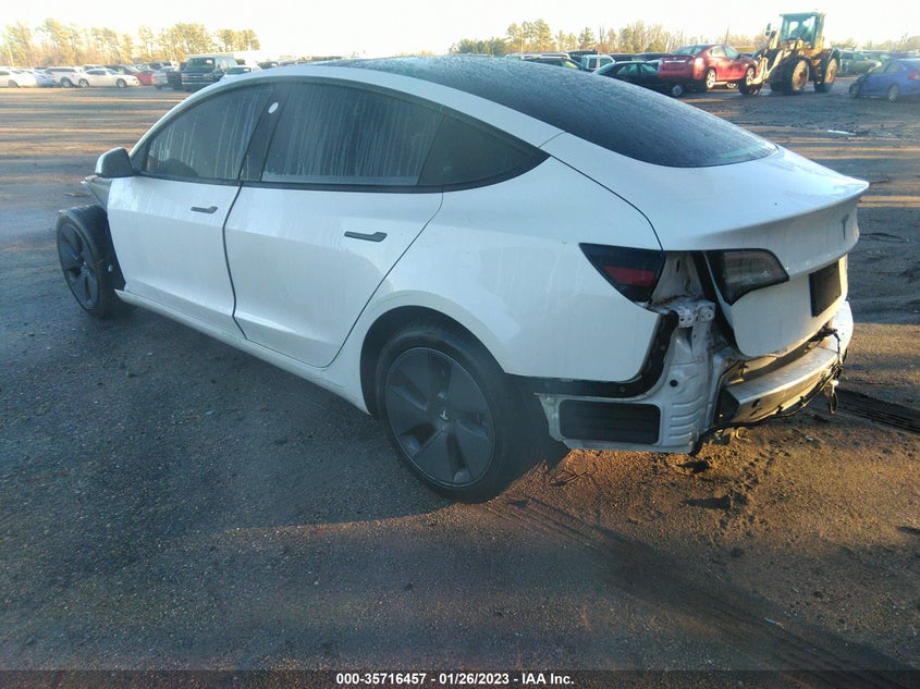 VIN 5YJ3E1EB5MF029502 2021 TESLA MODEL 3 LONG RANGE