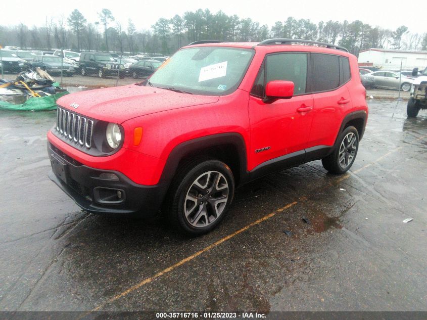 2016 JEEP RENEGADE LATITUDE ZACCJBBT8GPC97939