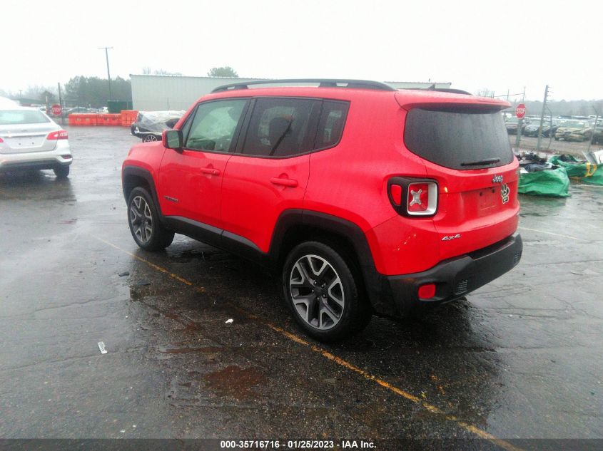 2016 JEEP RENEGADE LATITUDE ZACCJBBT8GPC97939