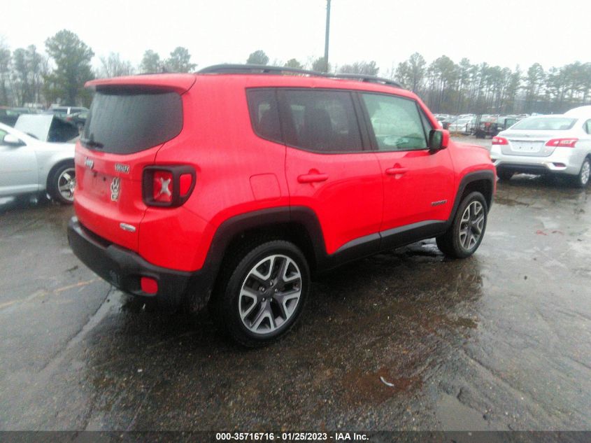 2016 JEEP RENEGADE LATITUDE ZACCJBBT8GPC97939