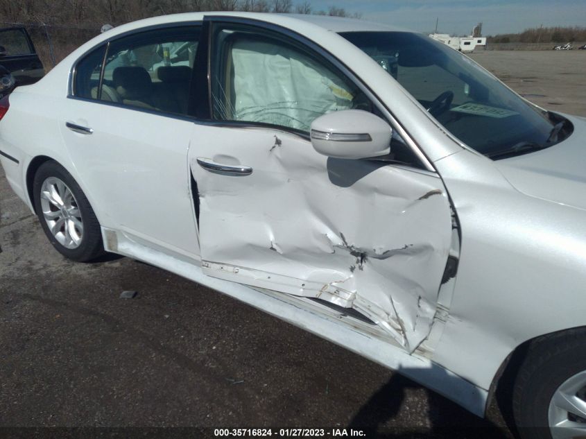 2013 HYUNDAI GENESIS 3.8L KMHGC4DD4DU244514