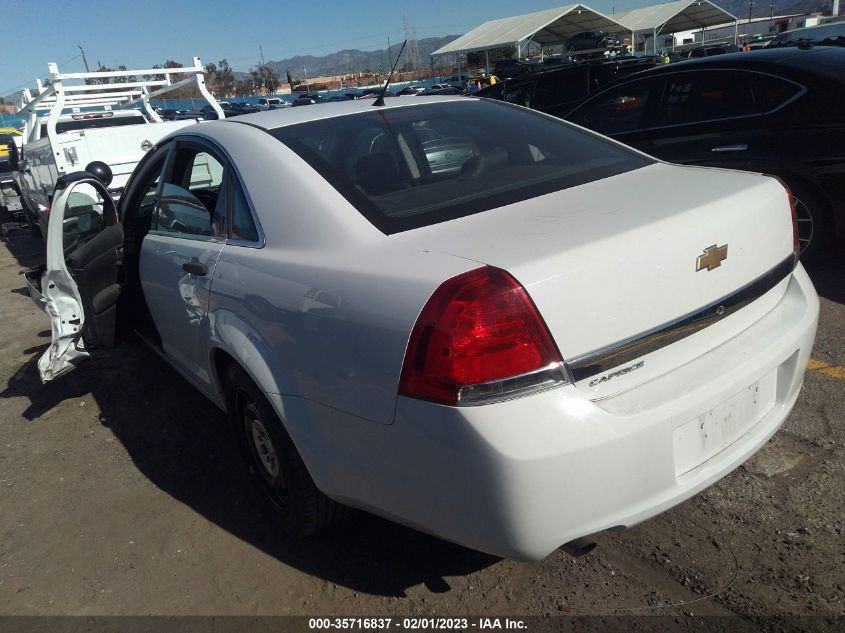 2013 CHEVROLET CAPRICE POLICE PATROL POLICE 6G1MK5U24DL811241