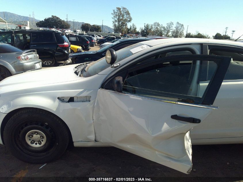 2013 CHEVROLET CAPRICE POLICE PATROL POLICE 6G1MK5U24DL811241
