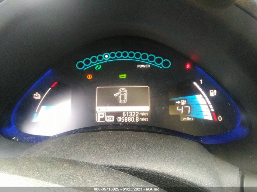 2016 NISSAN LEAF SV 1N4BZ0CP7GC312466