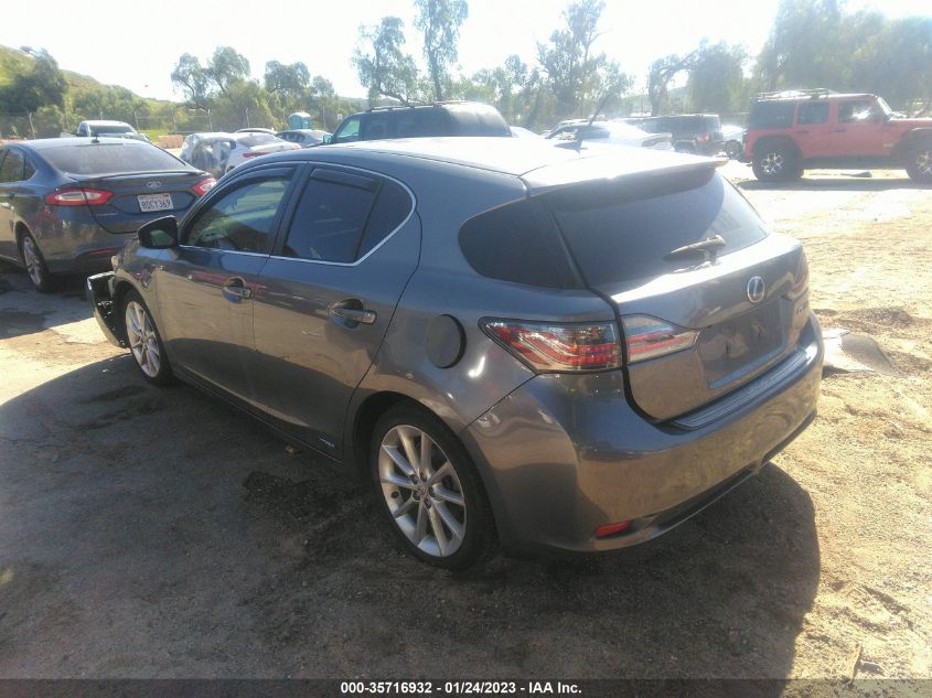 2013 LEXUS CT 200H HYBRID - JTHKD5BH1D2156702