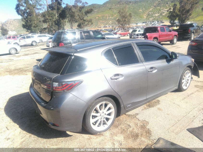 2013 LEXUS CT 200H HYBRID - JTHKD5BH1D2156702