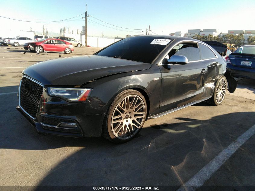 2014 AUDI S5 PREMIUM PLUS WAUCGAFR1EA042485
