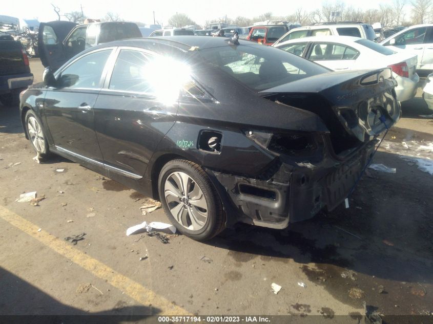 2013 HYUNDAI SONATA HYBRID LIMITED - KMHEC4A44DA101155