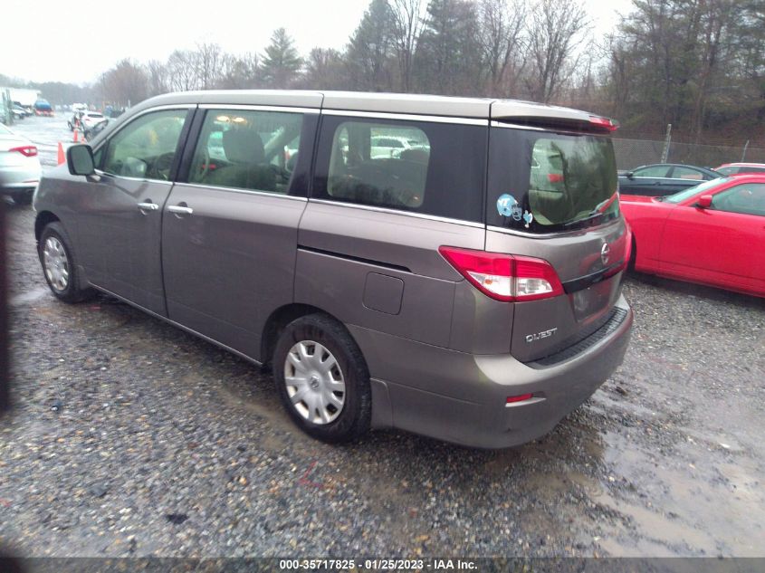 2014 NISSAN QUEST S JN8AE2KP1E9101180