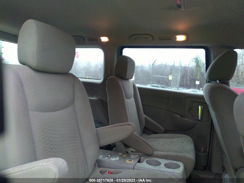 2014 NISSAN QUEST S JN8AE2KP1E9101180