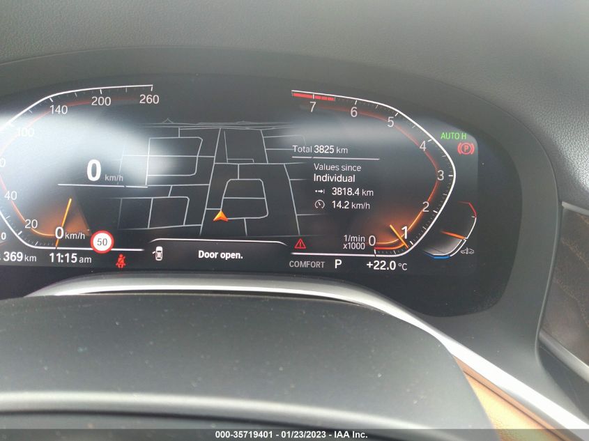 2022 BMW 7-SERIES I WBA7T0A09NCK48206