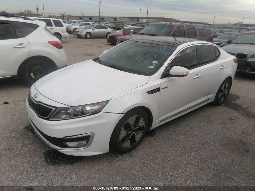 2013 KIA OPTIMA HYBRID EX KNAGM4AD9D5047027