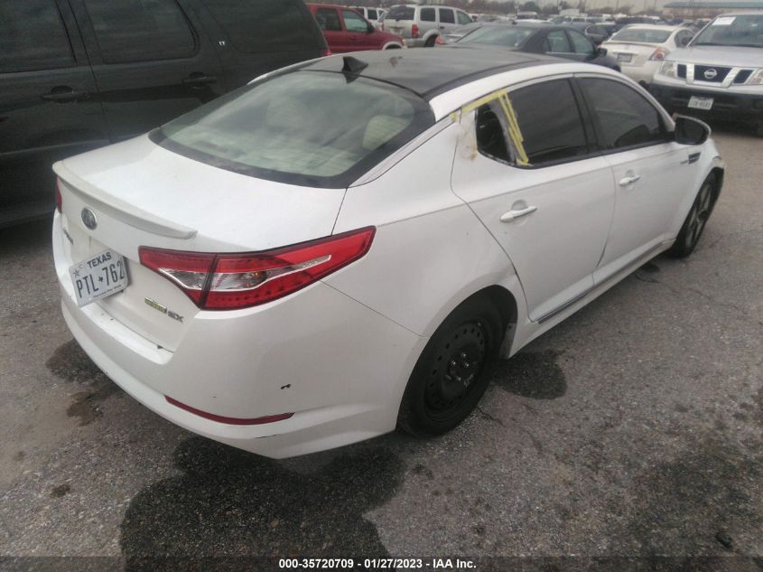 2013 KIA OPTIMA HYBRID EX KNAGM4AD9D5047027