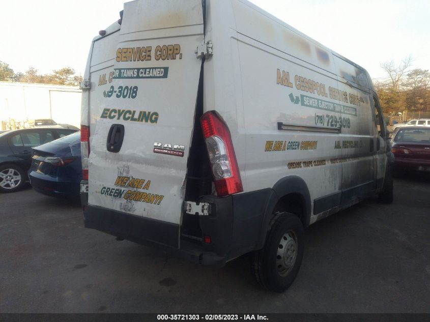 2018 RAM PROMASTER 2500 HIGH ROOF 159" WB 3C6TRVDG2JE137688