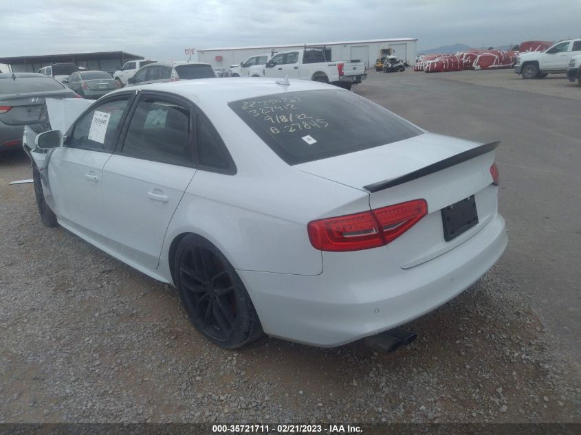 2014 AUDI S4 PREMIUM PLUS - WAUBGAFLXEA145668