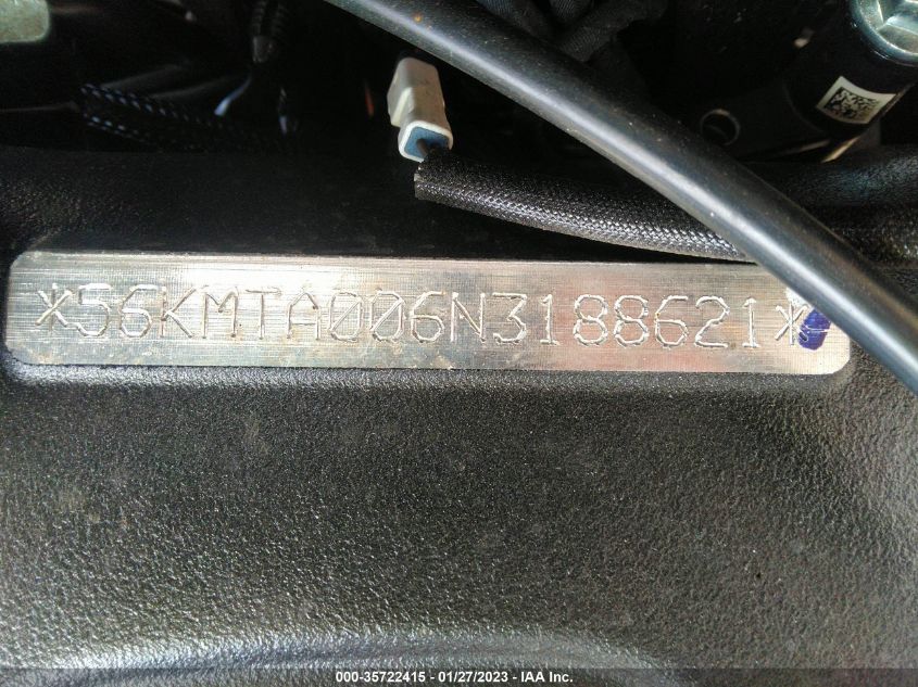 2022 INDIAN MOTORCYCLE CO. SCOUT BOBBER ABS 56KMTA006N3188621