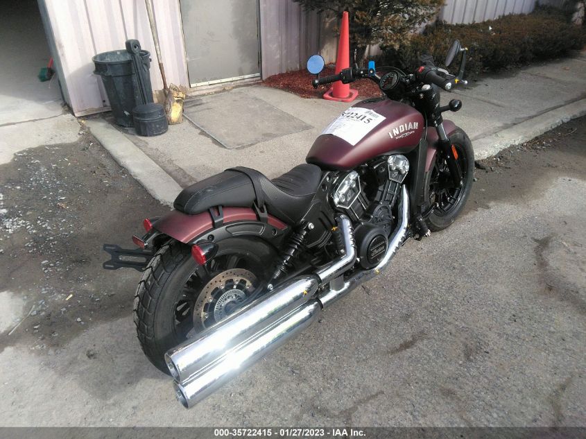 2022 INDIAN MOTORCYCLE CO. SCOUT BOBBER ABS 56KMTA006N3188621