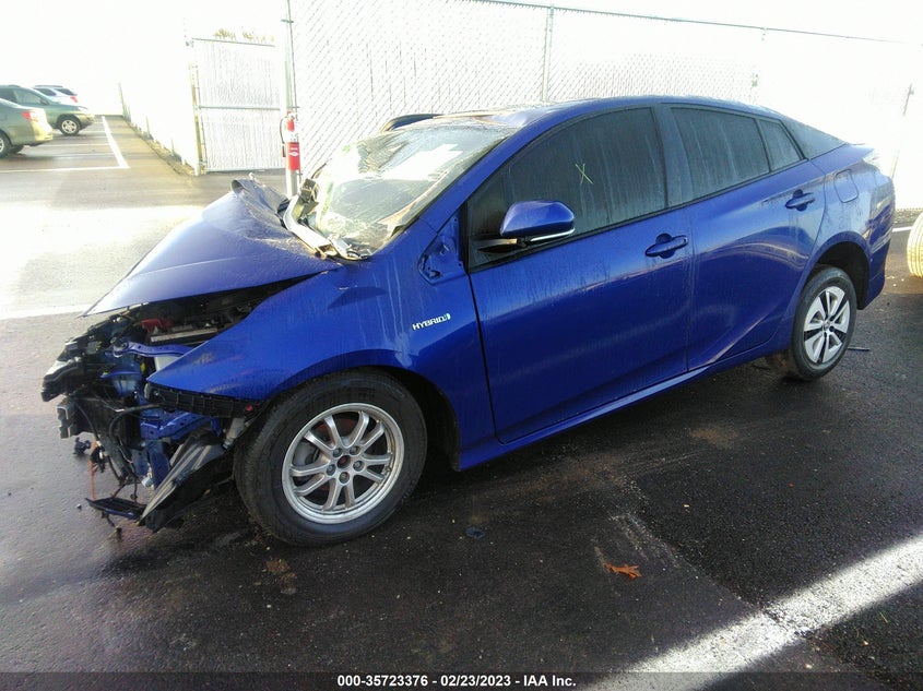 VIN JTDKARFU6J3545883 2018 TOYOTA PRIUS TWO/TWO ECO/THREE