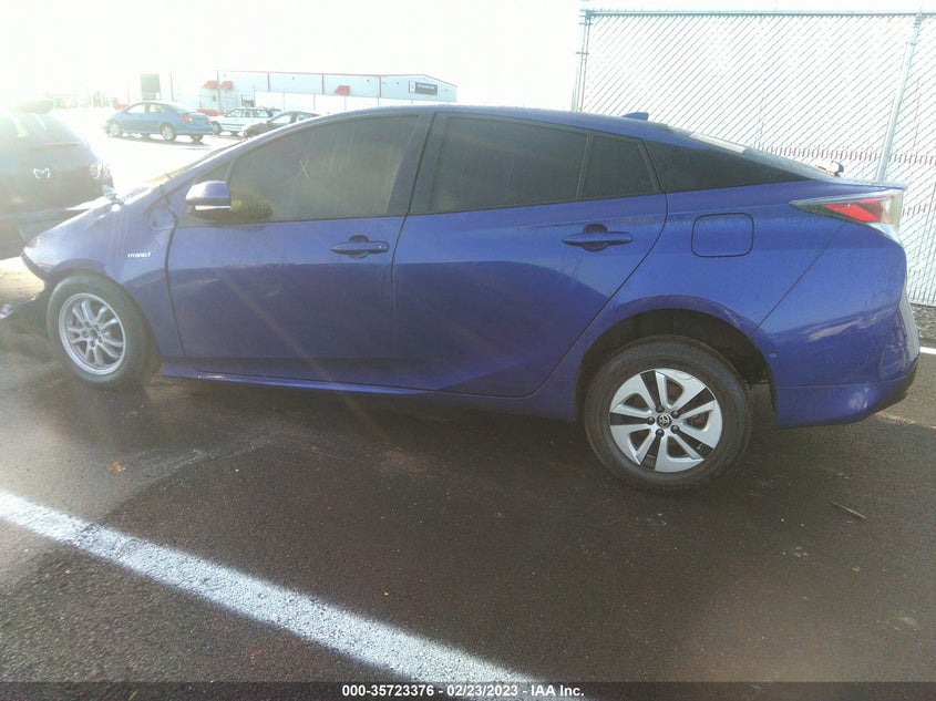 VIN JTDKARFU6J3545883 2018 TOYOTA PRIUS TWO/TWO ECO/THREE