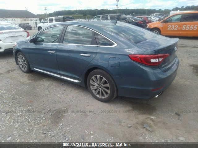 2017 HYUNDAI SONATA SPORT 5NPE34AF4HH460154