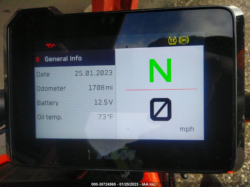 2021 KTM 1290 SUPER DUKE R VBKV39408MM934352