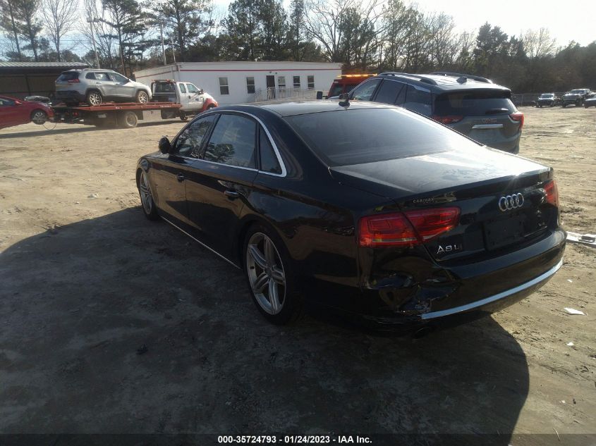 2013 AUDI A8 L 3.0L WAURGAFD8DN031473
