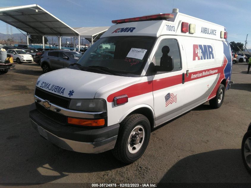 2013 CHEVROLET EXPRESS G3500 PARATRANSIT 1GBZGUBG0D1170013
