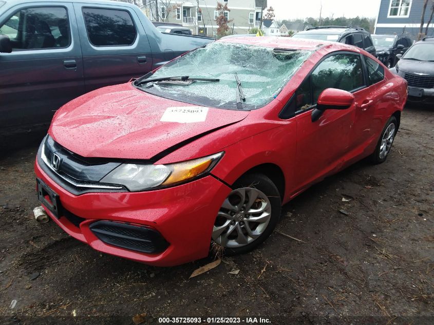 2014 HONDA CIVIC COUPE LX 2HGFG3B55EH500952