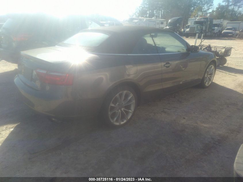 2014 AUDI A5 PREMIUM WAUAFAFHXEN005736