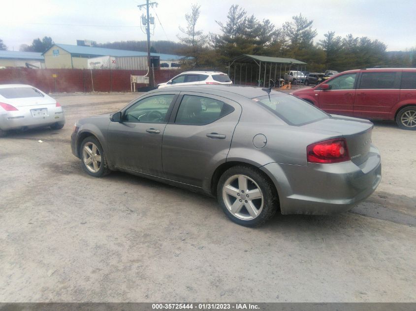 2013 DODGE AVENGER SXT - 1C3CDZCB6DN680874