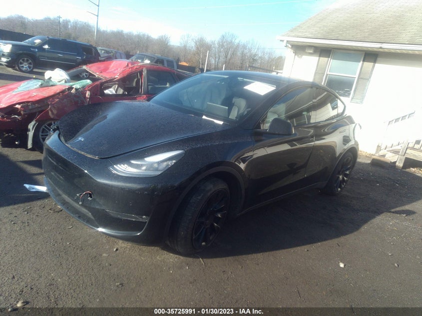 VIN 5YJYGDEE9MF278946 2021 TESLA MODEL Y LONG RANGE