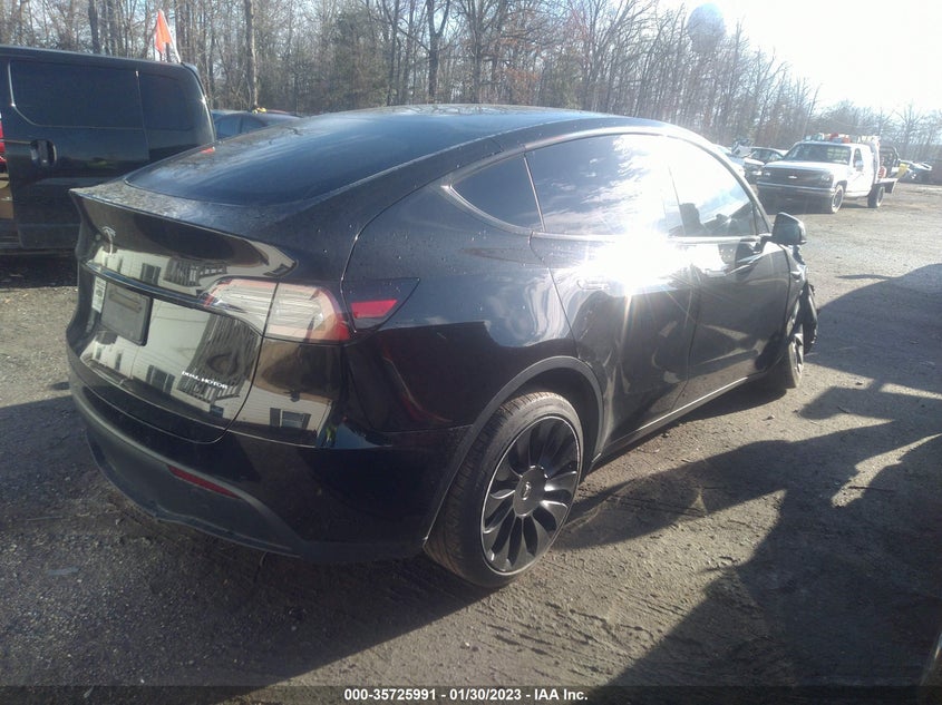 VIN 5YJYGDEE9MF278946 2021 TESLA MODEL Y LONG RANGE