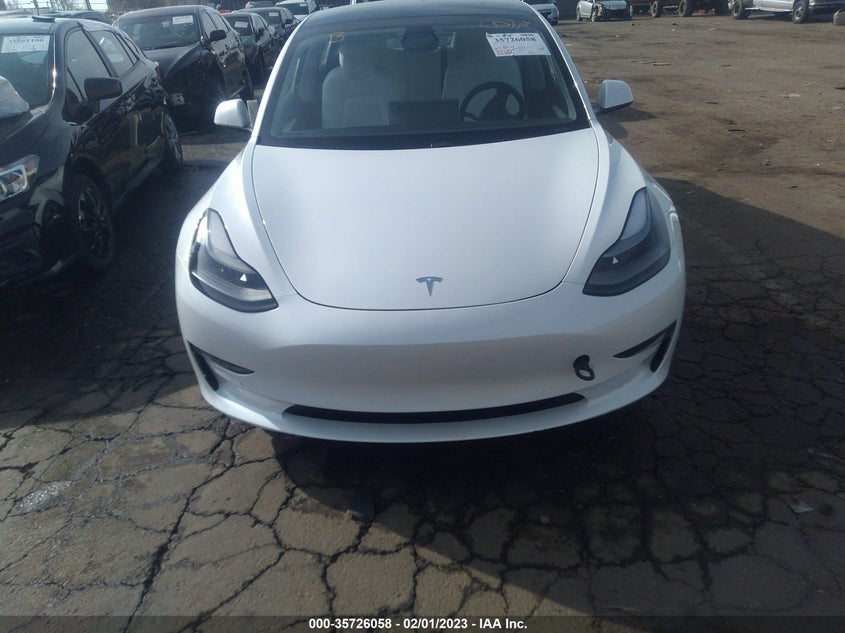 VIN 5YJ3E1EB3MF055693 2021 TESLA MODEL 3 LONG RANGE